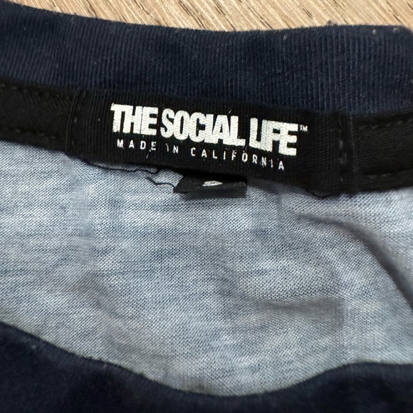 The Social Life Gamma Phi Beta Black Long Sleeve Top - Picture 2 of 3